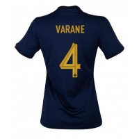 Echipament fotbal Franţa Raphael Varane #4 Tricou Acasa Mondial 2022 pentru femei maneca scurta